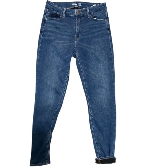 Old Navy Denim - Old-navy Women's Blue and Navy Jeans Built in WARM